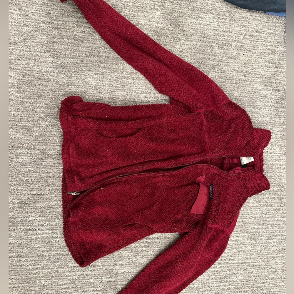 Gently worn full zip womens hot pink Patagonia jacket